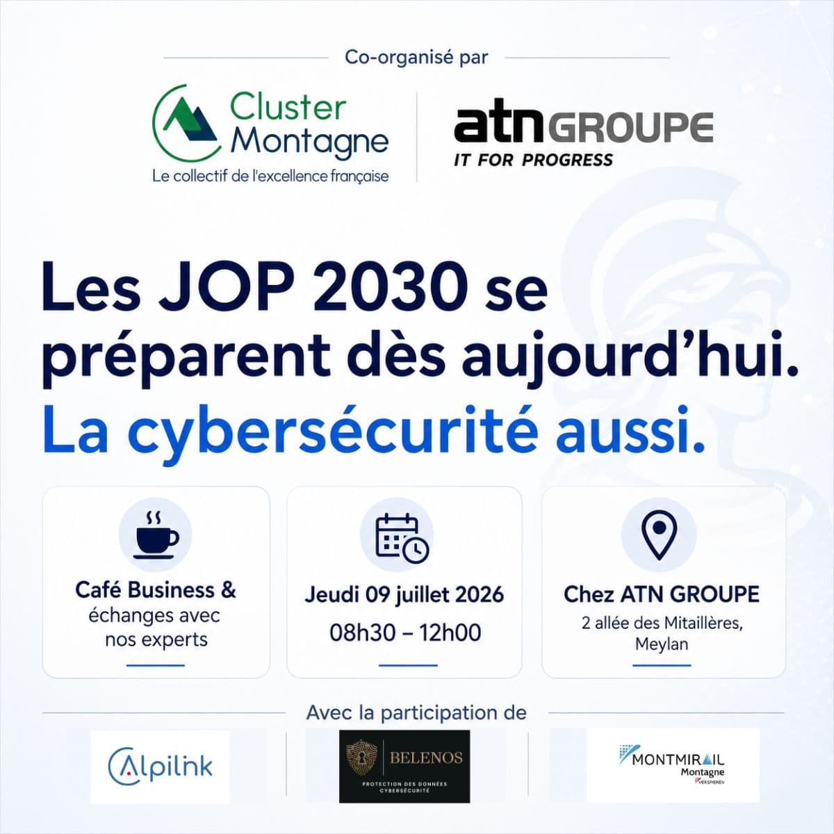 🏔️ Les JOP 2030 se préparent dès aujourd’hui. La cybersécurité aussi.
