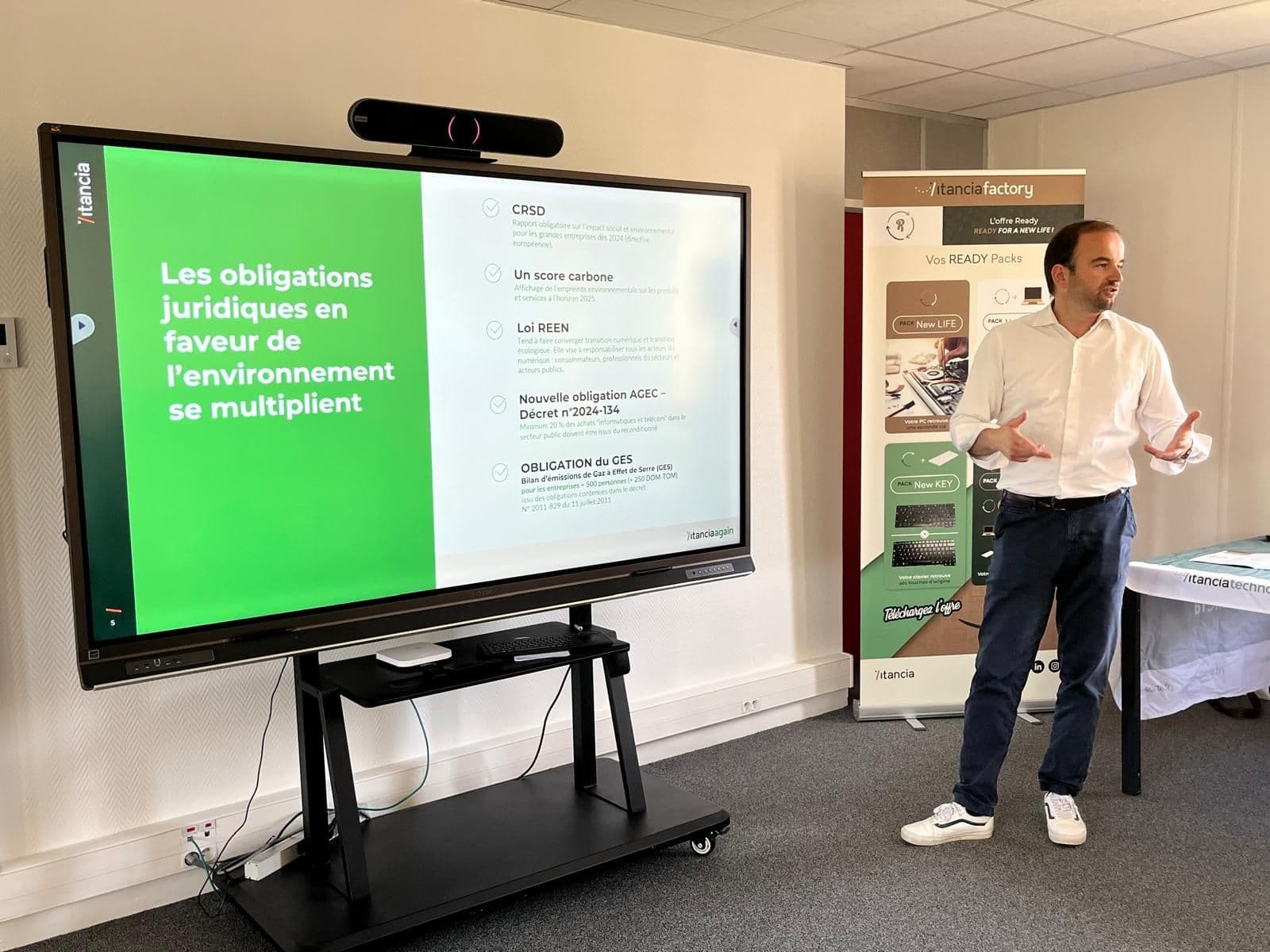 Un grand merci à tous les participants et intervenants de notre Learn & Lunch sur l’économie circulaire avec des solutions concrètes pour un numérique à faible empreinte carbone.