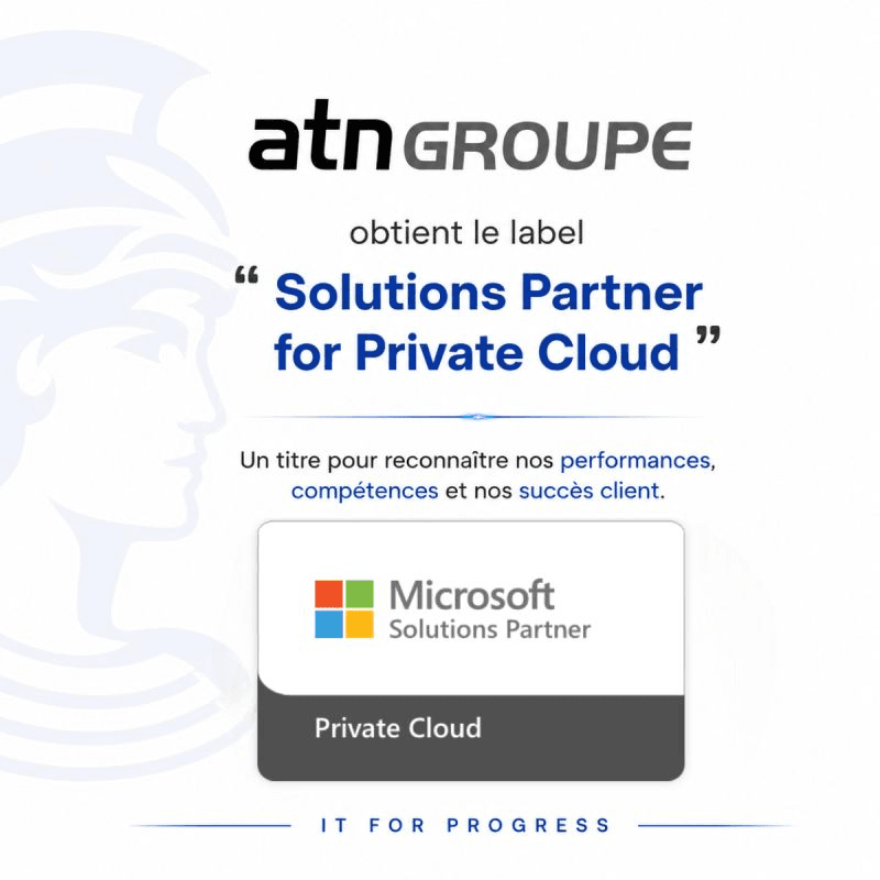 Image post ATN GROUPE obtient le label "Solutions partner for private cloud"